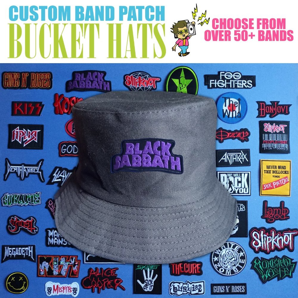 Custom Band Patch Bucket Hats - Picture 11 of 17